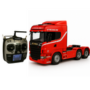 Caminhão Scania S540 6X4 Miniatura Realista de Controle Remoto + Carreta de Brinde (OFERTA MÊS DOS PAIS)