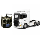 Caminhão Scania S540 6X4 Miniatura Realista de Controle Remoto + Carreta de Brinde (OFERTA MÊS DOS PAIS)